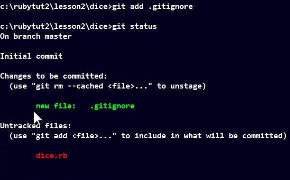 git add: Говорим git, что это наше добро